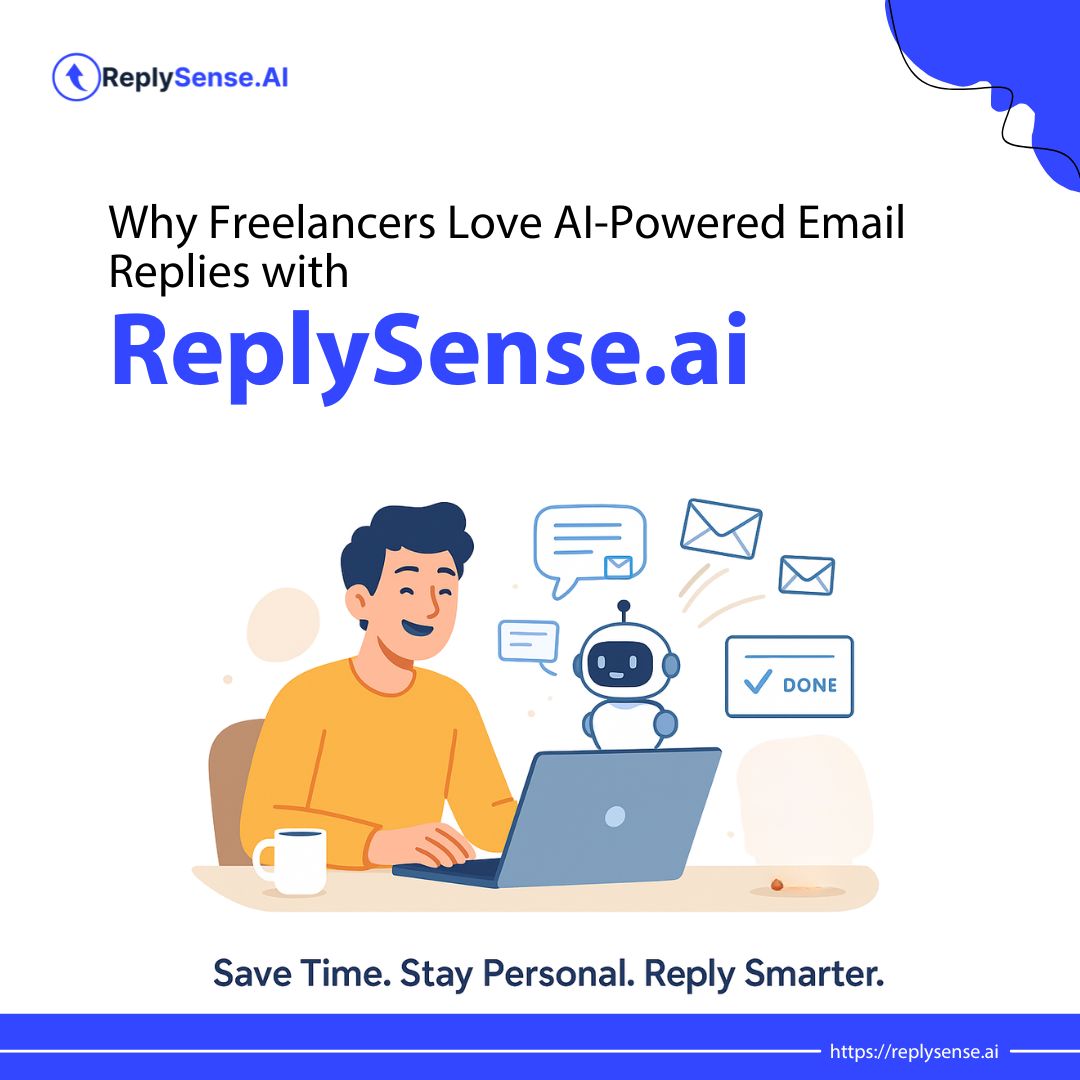 ReplysenseAi's tweet image. Overwhelmed by emails? 📨 Freelancers, meet ReplySense.ai, AI-powered drafts in seconds, your tone stays personal, stress-free replies! 🚀

Book a demo: replysense.ai

#FreelancerLife #ReplySenseAI #TimeSaver