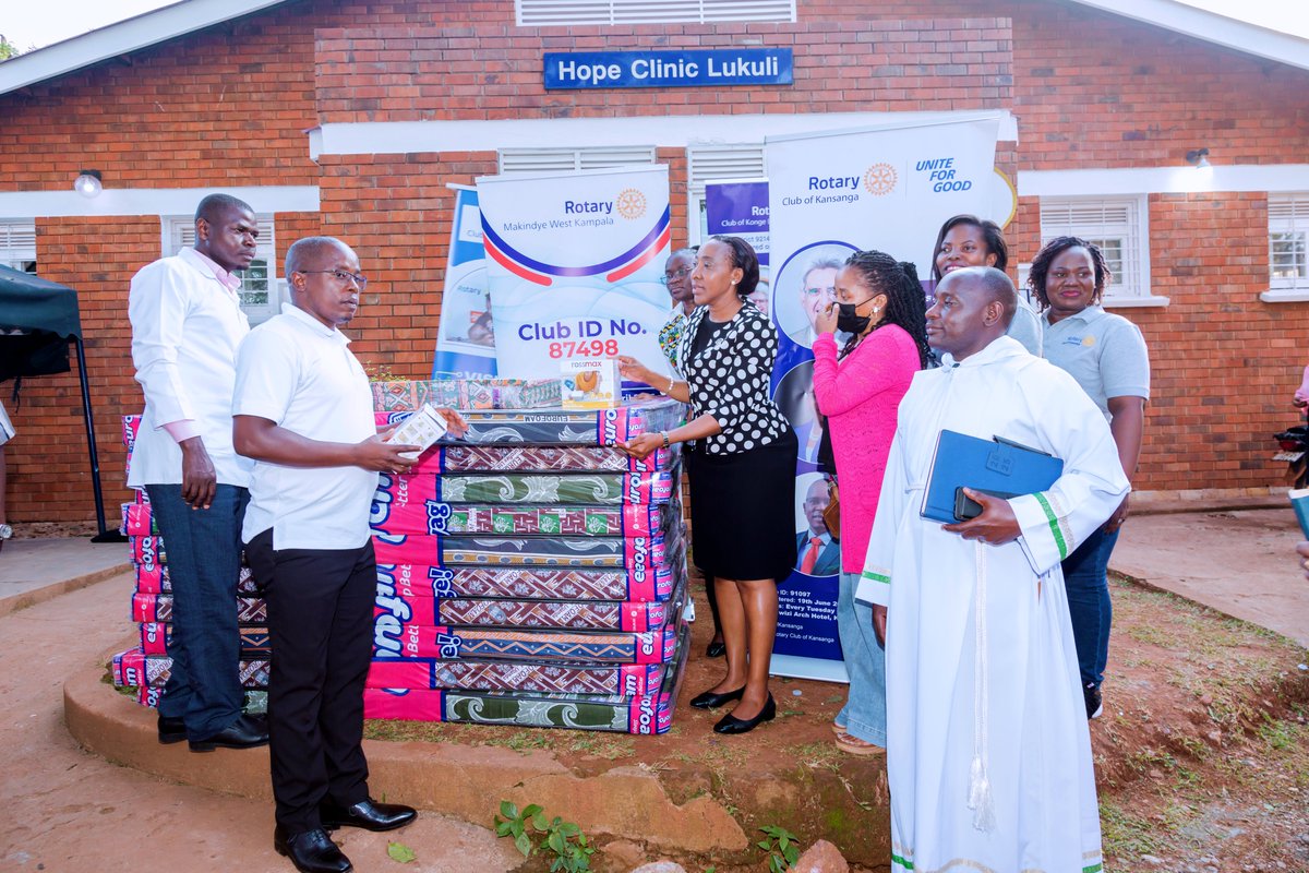 The club also donated mattresses, a nebulizer, a pressure machine, mama kits &amp; basins. 
To promote health &amp; sustainability, we planted mosquito-repelling trees around the clinic and fruit trees at the nearby church. 

#ServiceAboveSelf #TogetherOneActAtATime