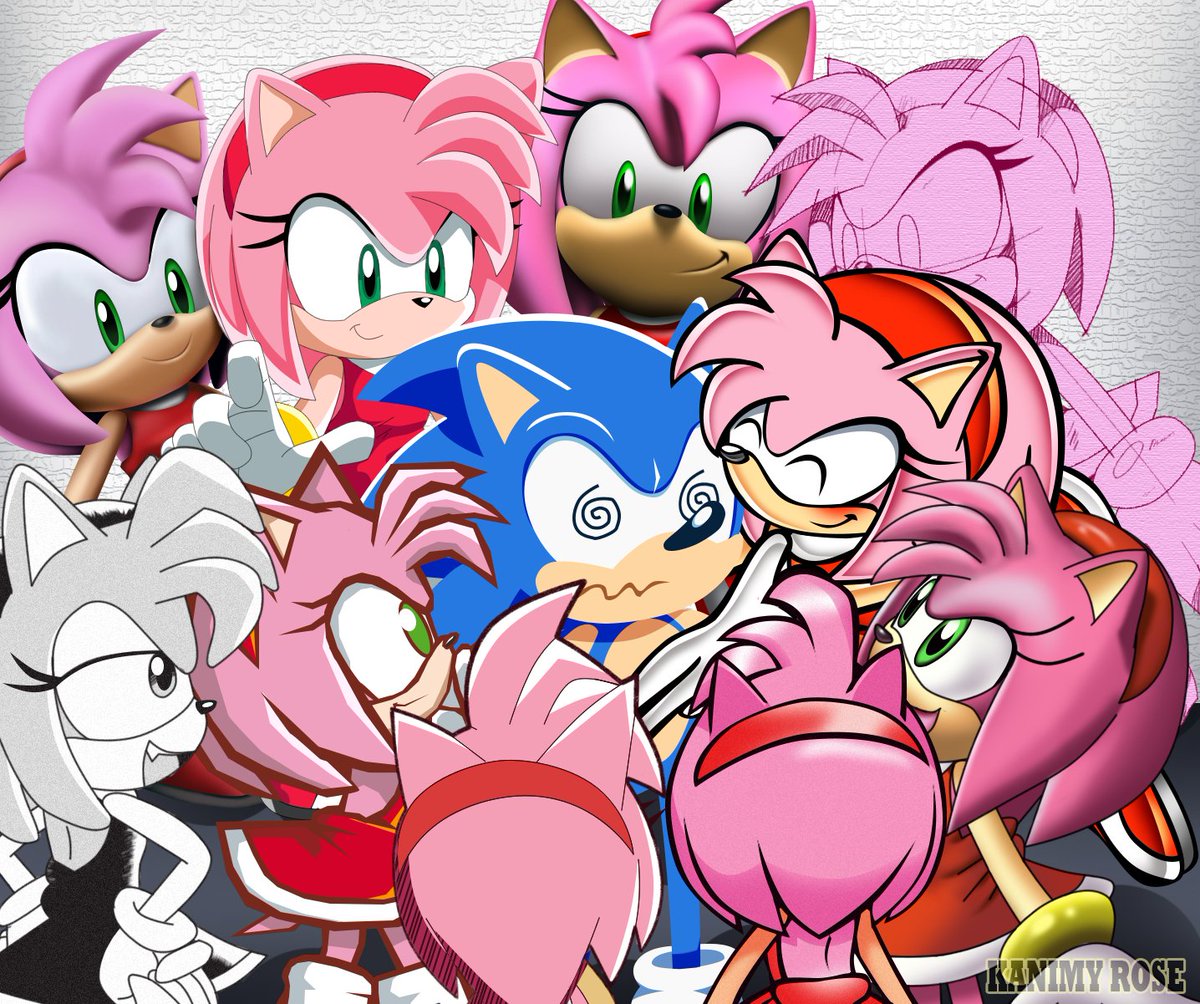 Cheers To That 2001's Image of Amy Plushies 
#SonicTheHedgehog #amyrose #sonicfanart