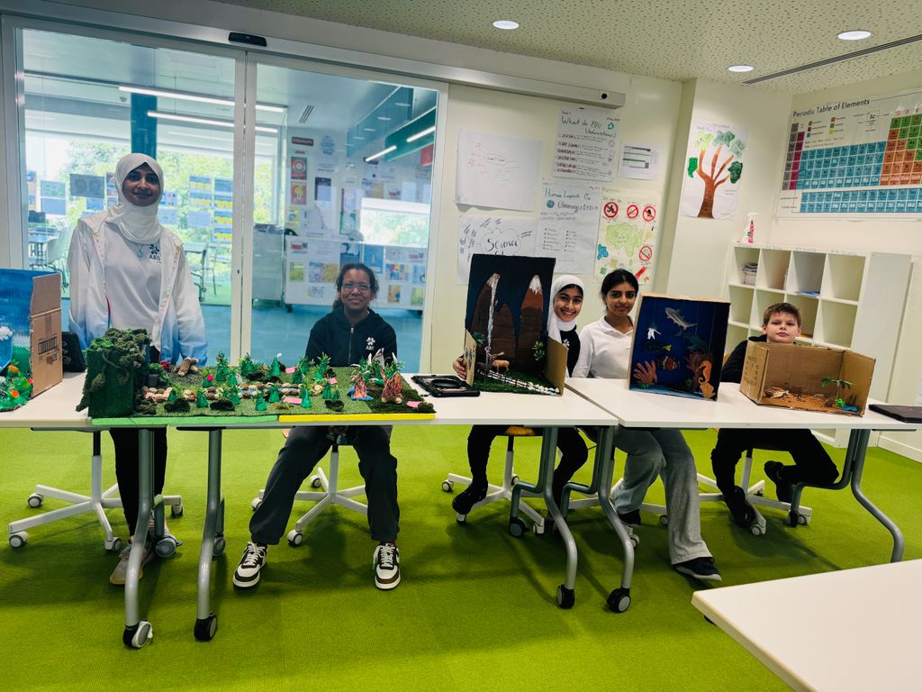 ABISOman's tweet image. Proud of our Grade 8 Science students at ABIS! For their Criterion D projects,they showcased ecosystems through 3D models or diagrams identifying factors, mapping food webs &amp;amp; analyzing human impact. Even better:they proposed laws to protect them!
#MYPScience #ProjectBasedLearning