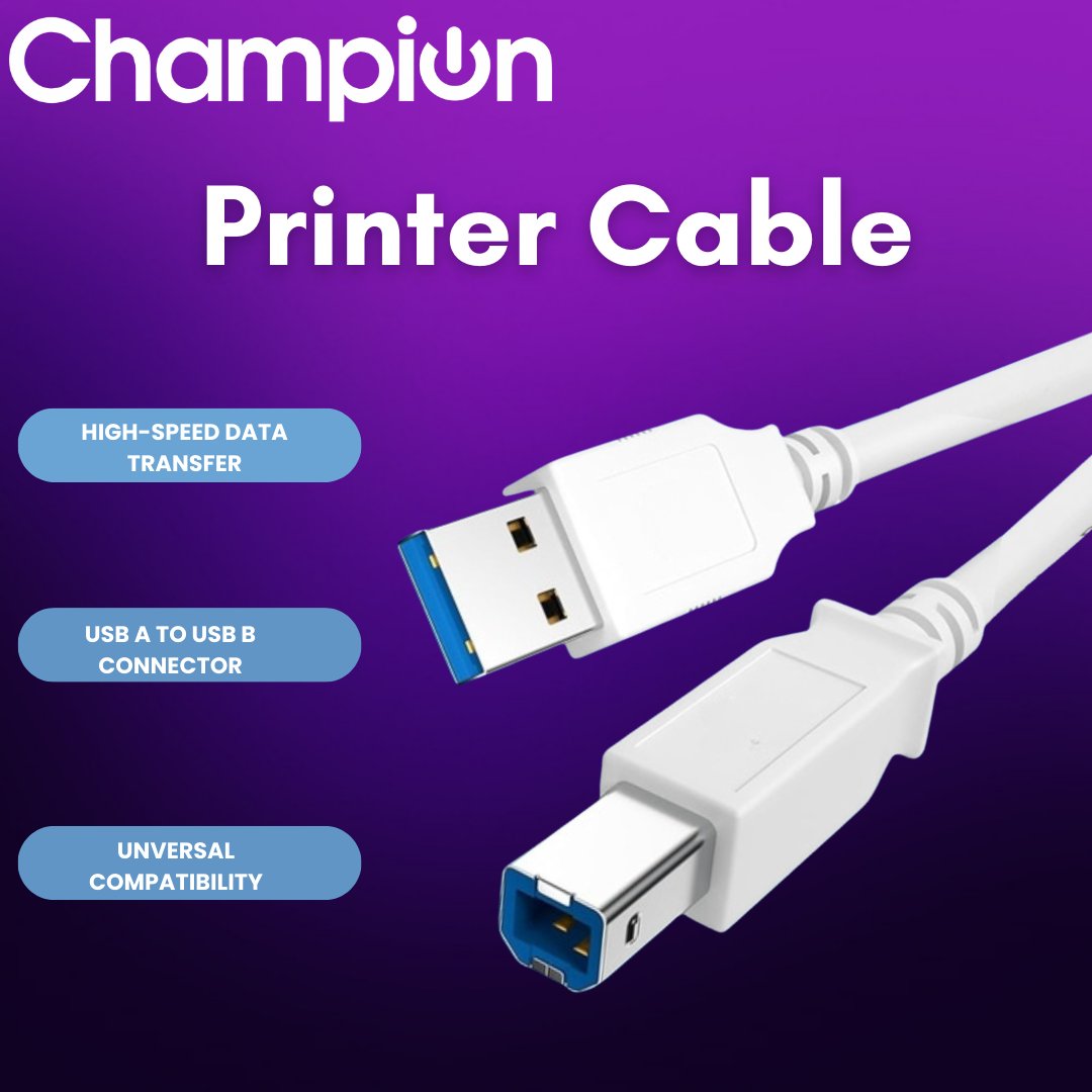 ChampionComps's tweet image. ⚡ Print Smarter, Faster &amp;amp; Smoother! High-speed printer cable for hassle-free connectivity. 🖨️
Visit our site now - championindia.com
#PrinterCable #USBAtoUSBB #PrinterAccessory #USBPrinterCable #HighSpeedCable #HighSpeedDataTransfer #UniversalCompatibility #PlugAndPlay