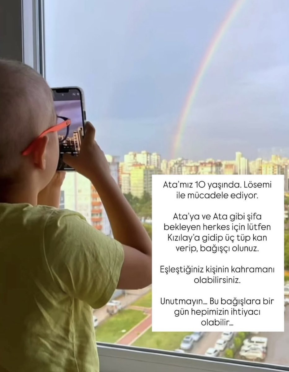 Tarsus SEV ogrencilerinden,10 yaşındaki Sevgili Ata Tatlıdil’e yüksek riskli lösemi teşhisi kondu.donör bulunmazsa maalesef kötü sonuçlar doğabilecek. Kan naklinde de limiti 18-35 yaş arasi.
Tanıdığınız gençlere, iş yerinizdeki çalışan mesai arkadaşlarınızla paylaşıminiz kiymetli