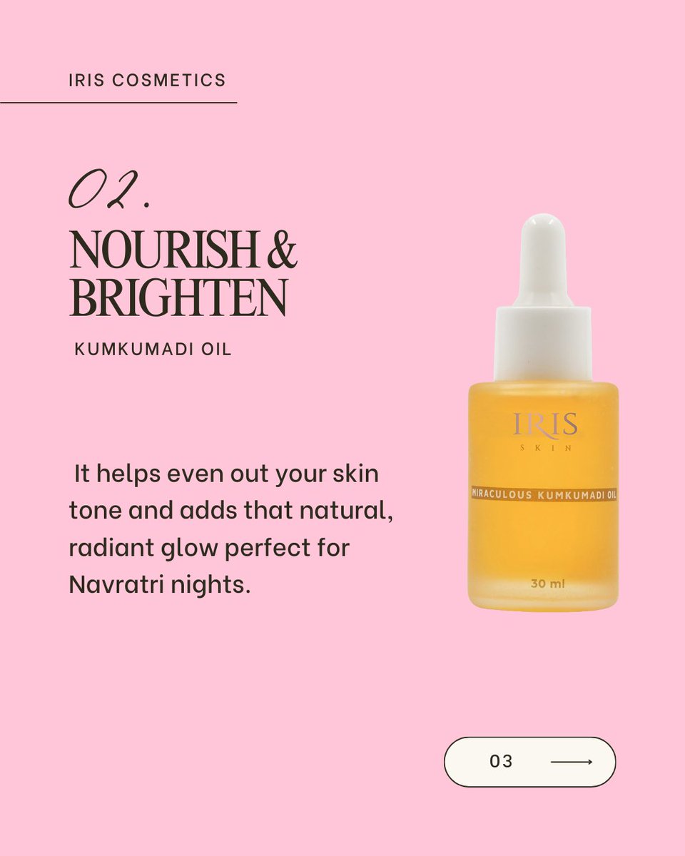iriscosmetics_'s tweet photo. Navratri vibes = glow vibes ✨💃
Keep your skin festive-ready &amp; radiant all season long. 🌸 #Navratri #FestiveGlow https://t.co/ZOPs61qYVk