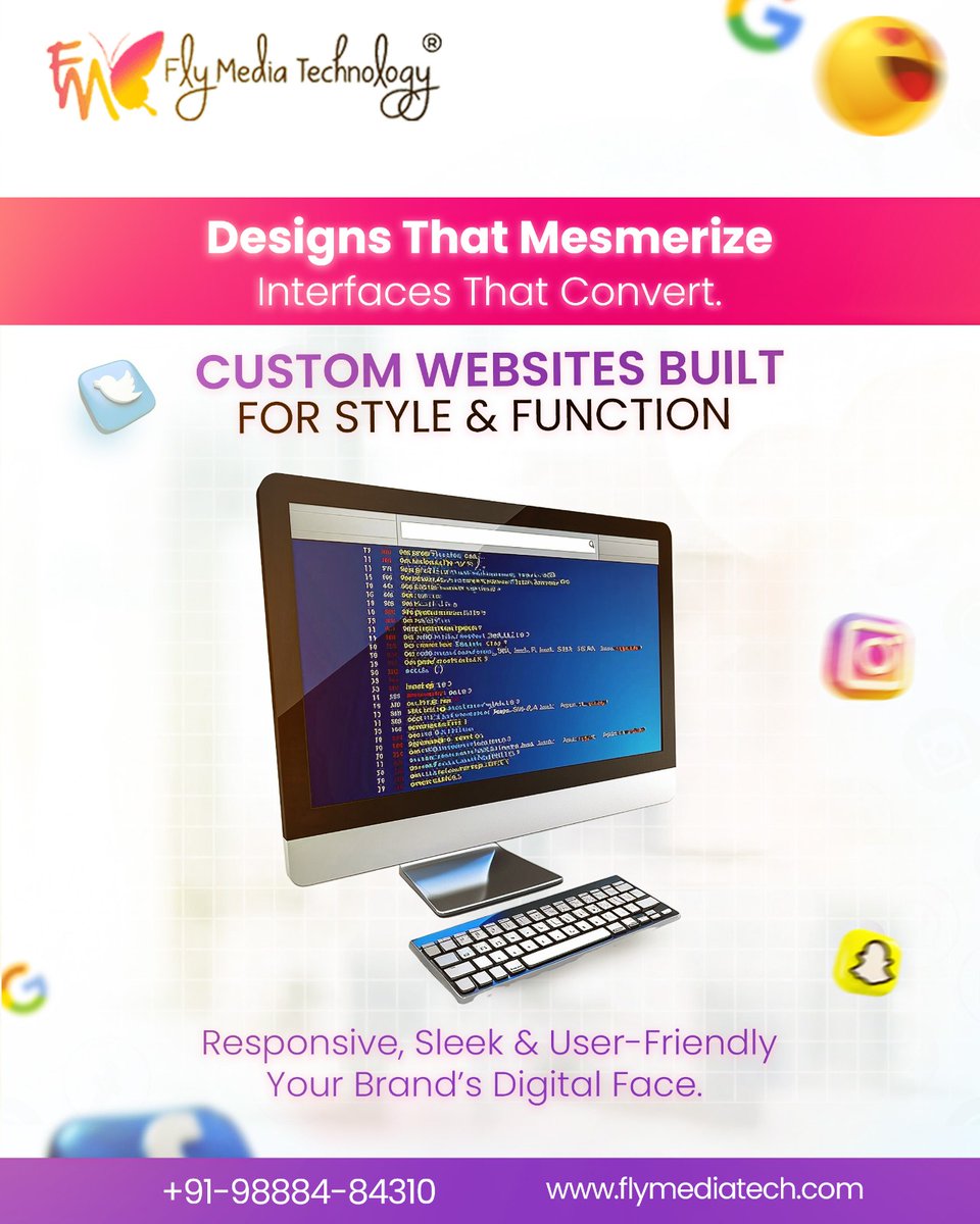 flymediatech1's tweet image. Looking for a web designing company in Punjab that not only builds stunning websites but also drives real results? 🚀 At Flymedia Technology, we blend creativity with strategy to make your brand shine online.

☎+91-98884-84310
🌐 flymediatech.com

#FlymediaTechnology
