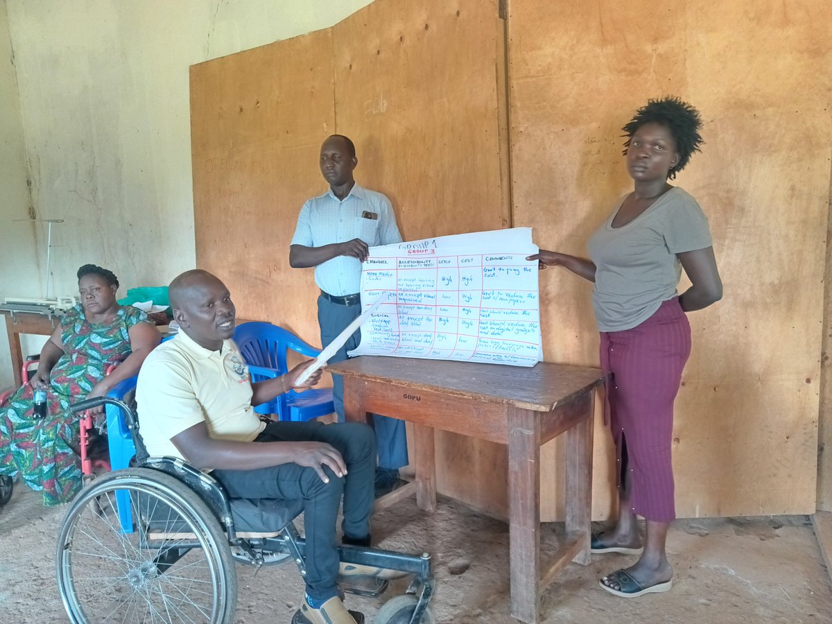 At_The_EQUATOR's tweet photo. We had an engaging and productive day 1 of the #WISHStudy Information Education and Communication (IEC) co-creation workshop in Gulu Disabled Persons Union. We are excited to co-create impactful solutions with the community. #AtTheEquatorUG @PeaceOkwaro
@JacquelineKyey1 https://t.co/t4QaThkt0Q