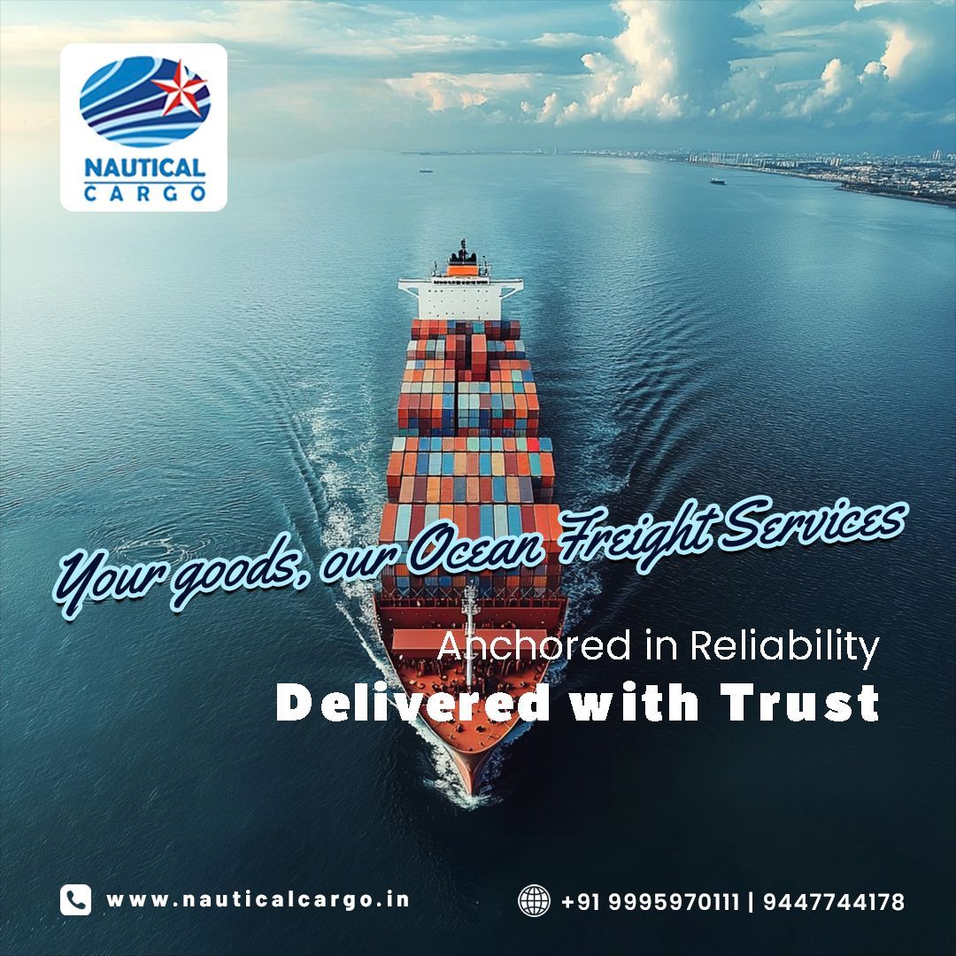 🌊 From port to port, we make global trade smooth &amp; reliable.
⚓ Secure. 📦 Cost-effective. 🌍 Worldwide reach.

Your cargo, our ocean freight expertise. 🚢

#OceanFreight #GlobalShipping #Logistics #nauticalcargo