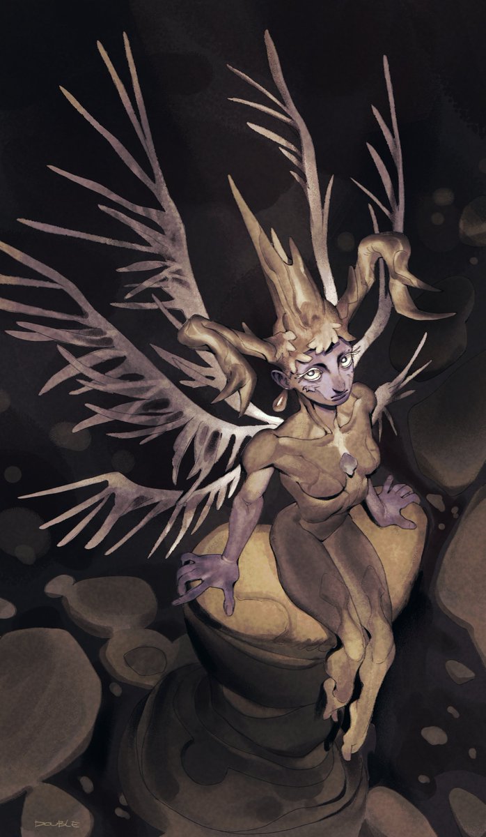 A painting of <a href="/paintingblob/">Paintingblob</a> 's fairy OC!