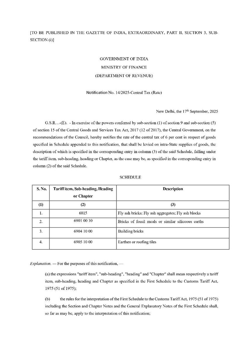 devendramay's tweet image. देख लो @narendramodi जी अब भी 12% का #GSTRate है।वो भी किस में भवन बनाने वाली महत्व पूर्ण सामग्री इट (ब्रिक्स) मे और आप डिंडोहरा पीट रहे हो की मैने 12%का gst खत्म कर दिया। सीमेंट में अभी भी एक नोटिफिकेशन के तहत 28% का टैक्स लग रहा है उसे संसोदित करना है
@FinMinIndia @PMOIndia