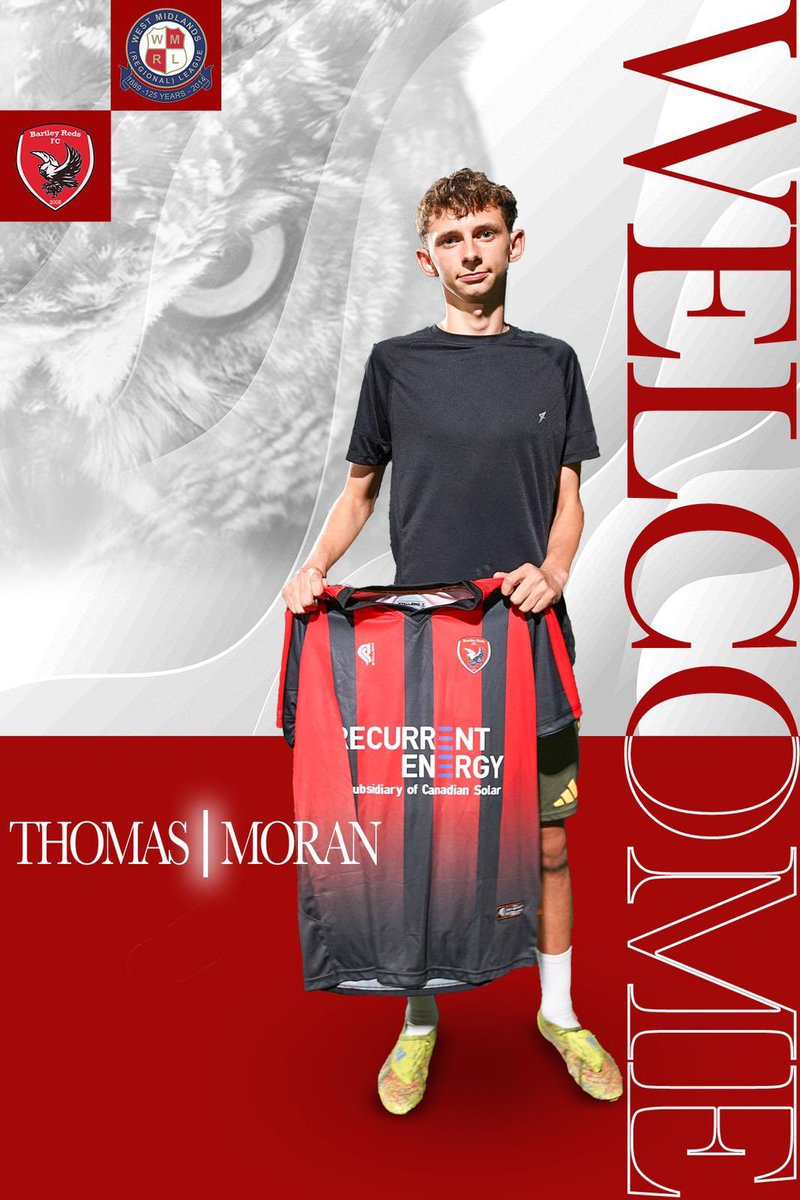New signing📝

Thomas Moran

The young midfielder has taken to adult football like duck to water during his trial with the reds, impressing all players and staff. 

Fast feet, and an eye for a pass, he's not afraid to get stuck in!⚽️

Welcome Tommy❤️🖤