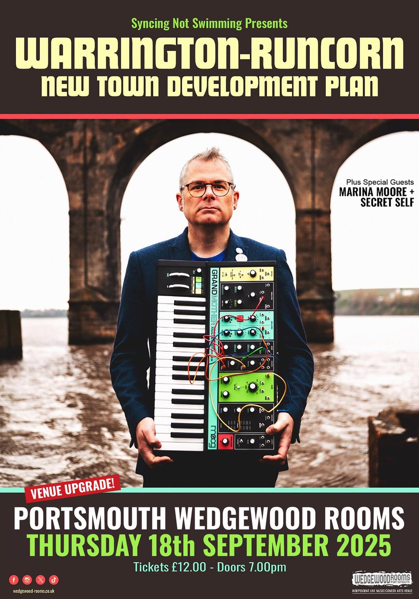 Southsea! Tonight you've got Warrington-Runcorn New Town Development Plan at <a href="/WedgewoodRooms/">Wedgewood Rooms</a> - final few spaces on sale now >>  allgigs.co.uk/view/artist/89…