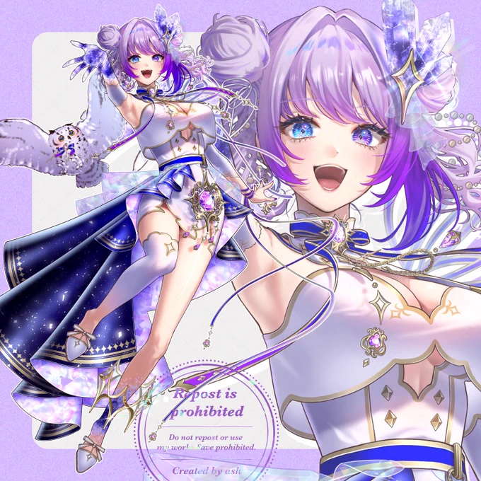 キービジュアル担当いたしました Vtuber:TanZ( #tnz_01 )様