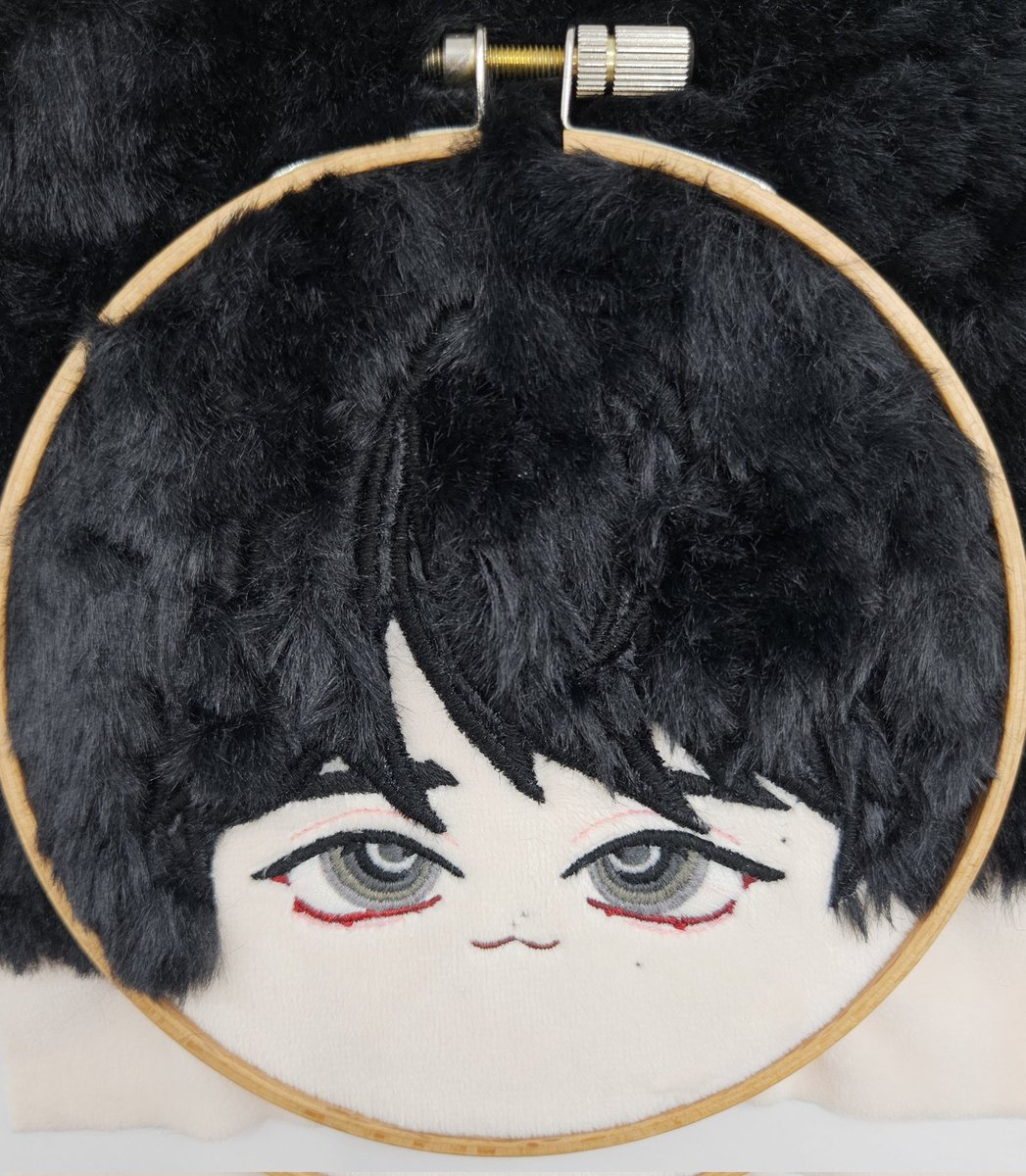 #수제솜인형
#自作ぬい 
20cm 꽃토끼털 커미션 면피작업!