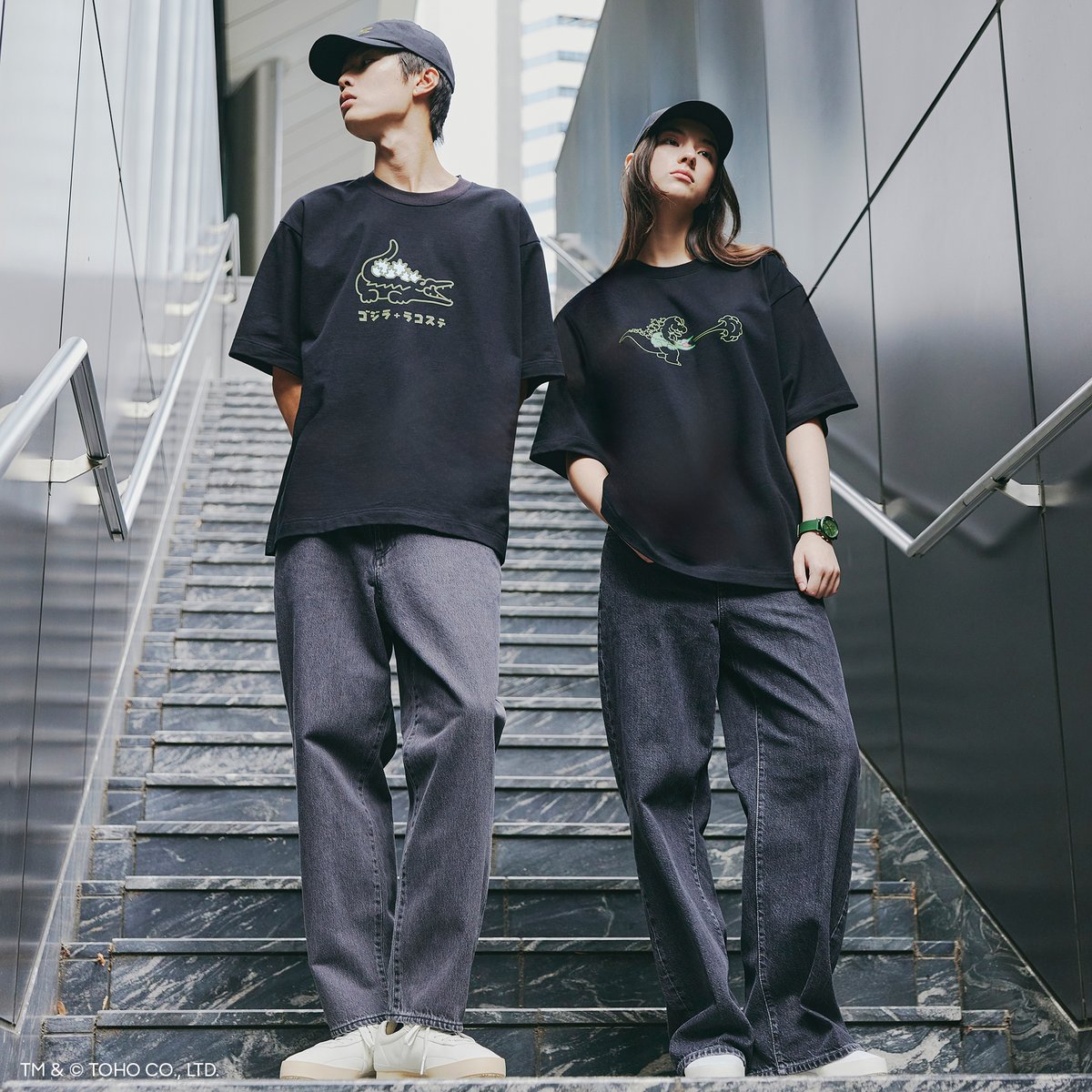 ゴジラ＋ラコステ」コラボ商品発売🐊 本日より、ゴジラとLACOSTE