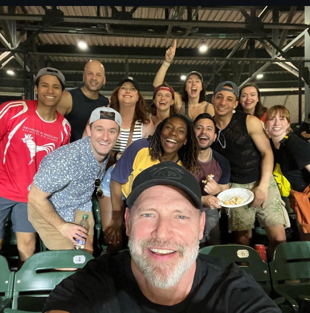 gamer795866's tweet photo. Mamma Mia cast as sports fans. You don't have to care about baseball to enjoy a pro baseball game. https://t.co/AEJdcRs62k