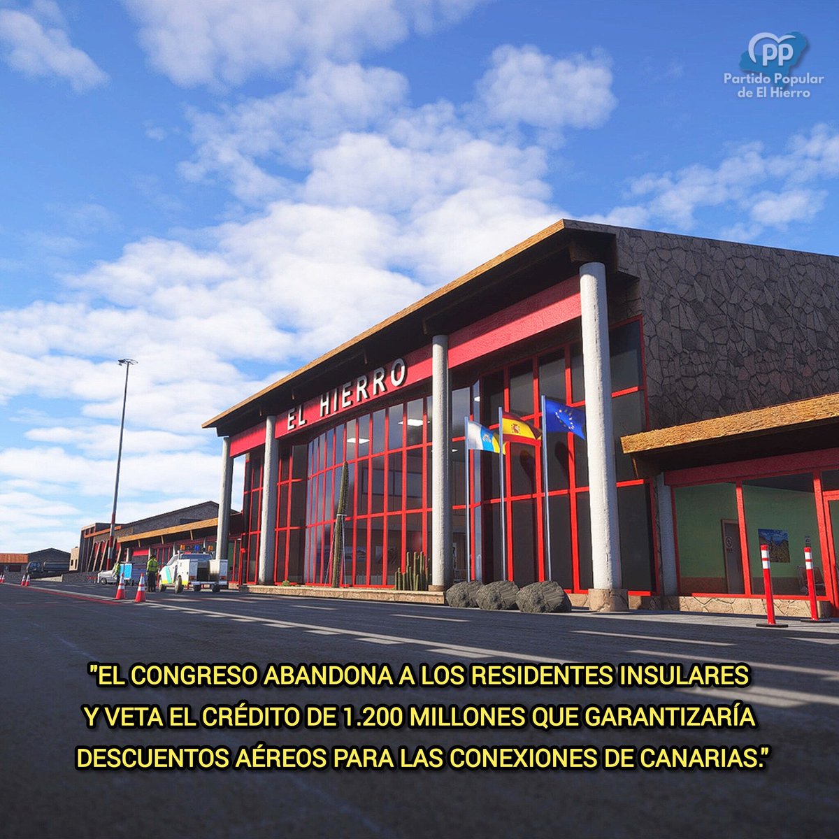 📄NOTA DE PRENSA:

✈️ El Congreso abandona a los residentes insulares y veta el crédito de 1.200 millones que garantizaría descuentos aéreos para las conexiones de Canarias.

Artículo completo aquí👇
instagram.com/p/DOvYomKCve5/…