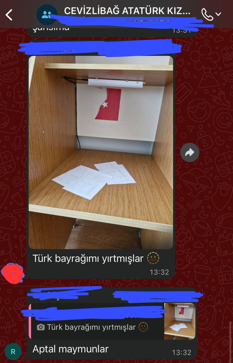 usernamesanem's tweet image. Cevizlibağ KYK yurdunda milletimize, değerlerimize ve Türk bayrağına alenen saygısızlık yapılmıştır. Bir öğrencinin odasına girilip bayrağımız yırtılmış, bu rezaleti gerçekleştirenler yabancı uyruklu işçilerdir. Bu utanç ve sorumsuzluk asla kabul edilemez!
#cevizlibağdatacizvar