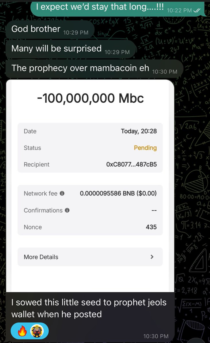 <a href="/ProphetJoelO/">Prophet Joel Ogebe</a> esteemed Man of God and faithful servant,
In humble reverence, a brother from our <a href="/Mambatoken/">Mambacoin</a> community, has sown this seed into your wallet as you graciously shared. 
      
our heartfelt offering of faith and honor for your anointed ministry. We pray you receive