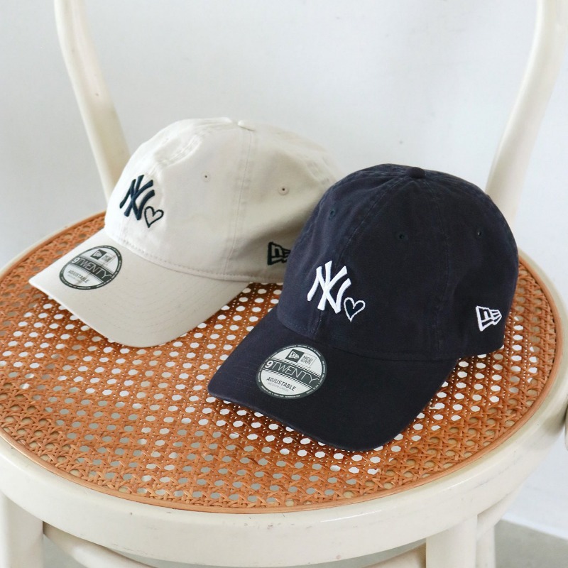 Olu. ニューエラ キャップ ハート ベージュ Olu. ニューエラ キャップ ハート ベージュ - メルカリ