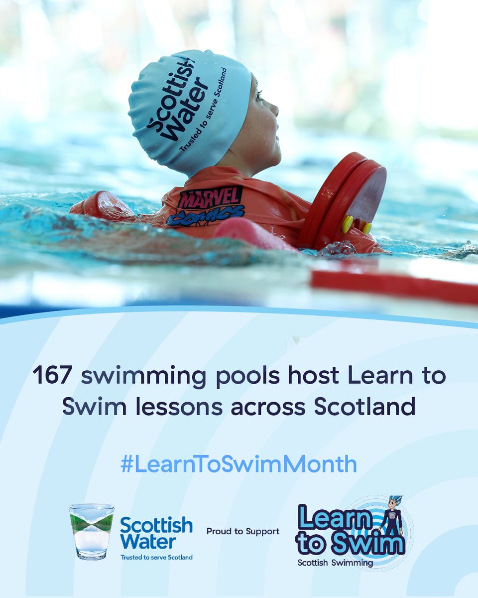 ScottishSwim's tweet image. More than 165 pools 💧
Our 38 National Framework Providers are hosting lessons at 167 pools across Scotland, teaching the next generation how to swim 💙
#LearnToSwimMonth #GenerationSwim
