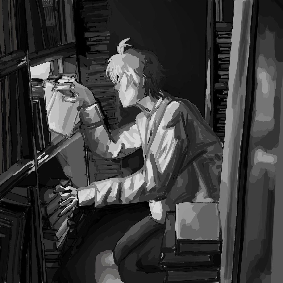 sleepyhikaru's tweet image. #PhaideiWeek2025 
Day 1: Library