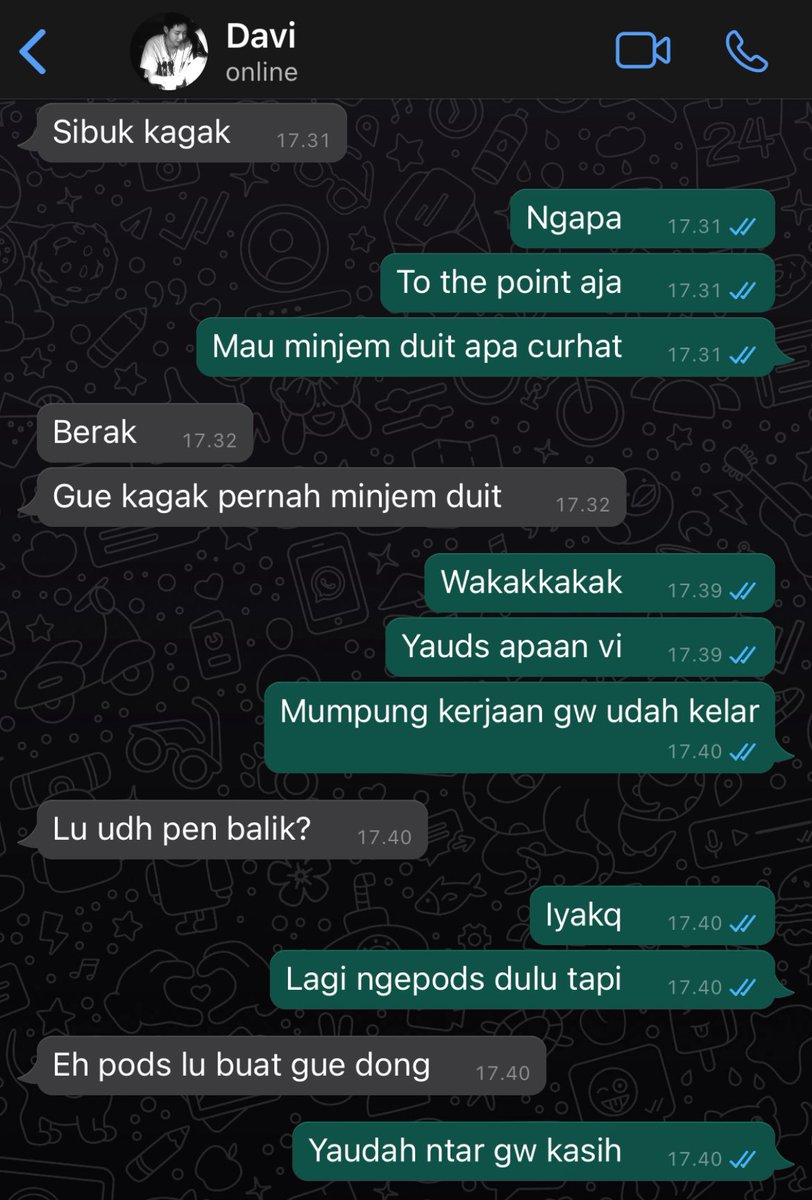 1106pages's tweet image. jodoh untuk davi #part6