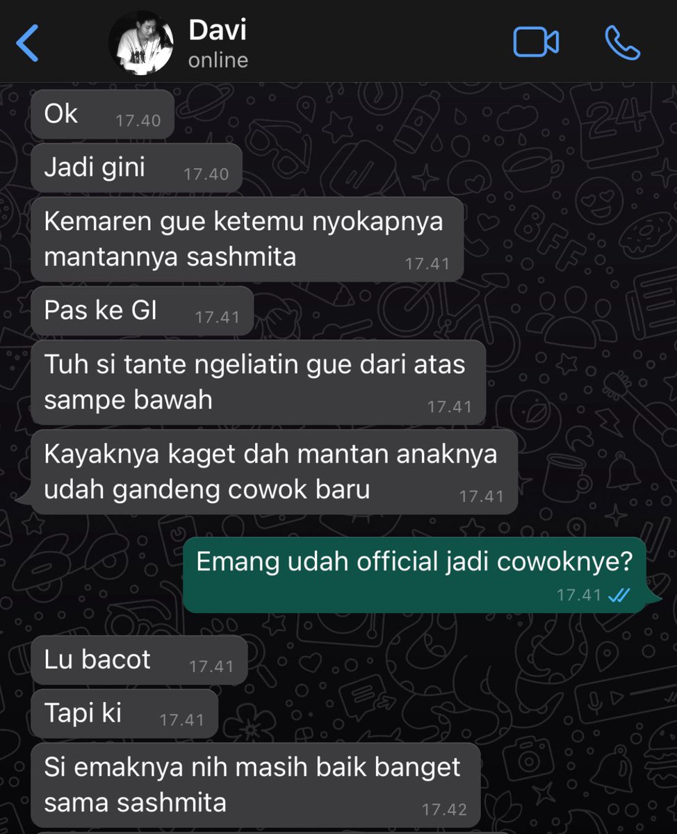 1106pages's tweet image. jodoh untuk davi #part6