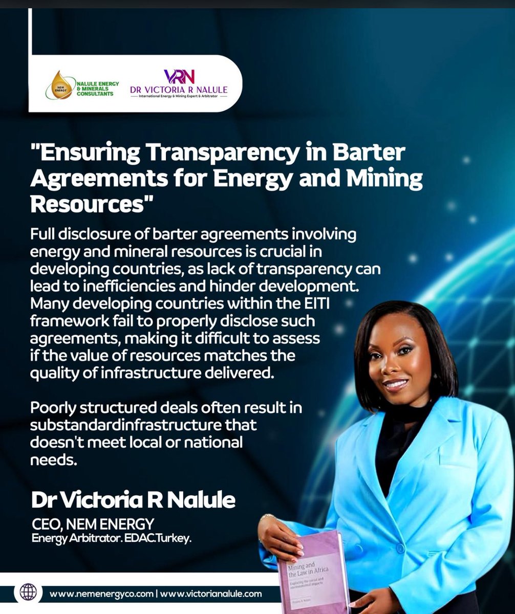 In many developing countries, barter agreements in the energy and mining sectors often lack transparency and remain undisclosed. 

This opacity limits public oversight and raises concerns about whether these deals truly serve the interests of citizens. Greater transparency is