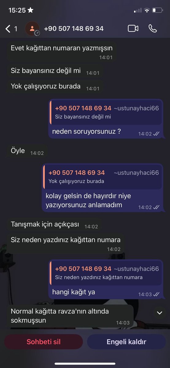 zeyno_citlembik's tweet photo. Kızın numarası üzerinden yazmış biri de. Bu ne rezalet ya? https://t.co/5pV3STGNHY