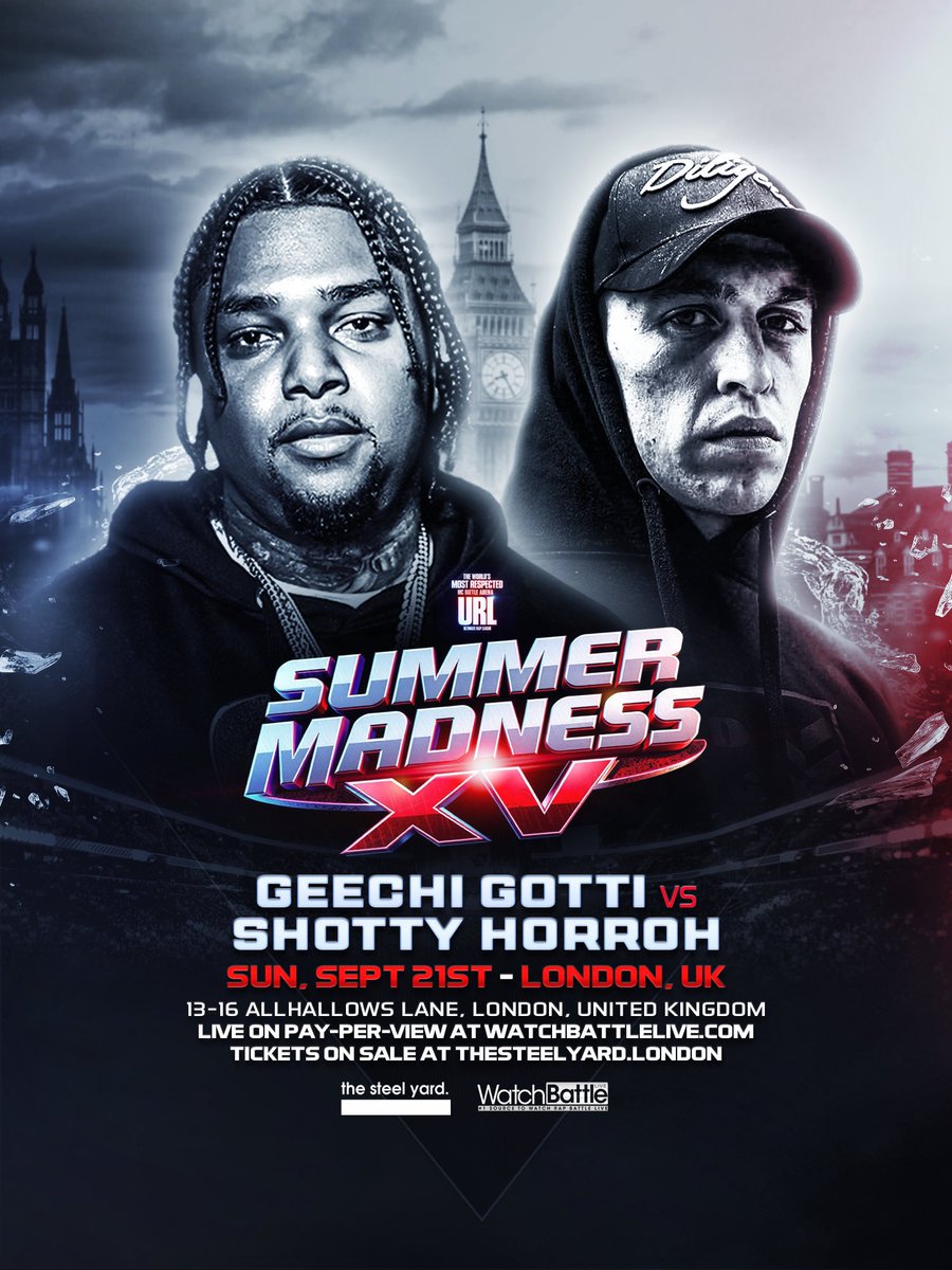 SUMMER MADNESS 🤘🏽 @bigGeechiMbb VS @ShottyHorroh LIVE ON PPV