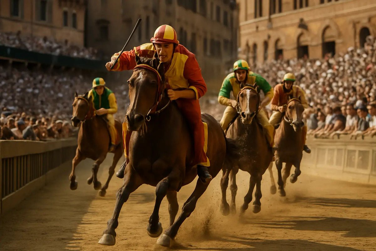 Hooves thunder.
Flags ripple.
Siena roars.
Go beyond the crowd with bespoke access to the Palio and lavish touches.
Create a legendary summer memory.
aboveandbeyond.group/experience-the…