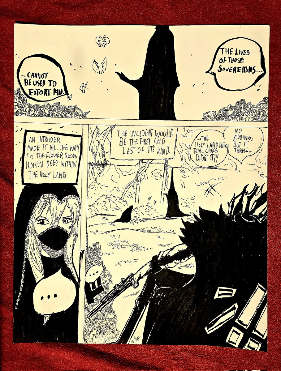 ROCKS IN THE FLOWER ROOM.
drawn by me! #ONEPIECE1160 #IMU #ONEPIECE