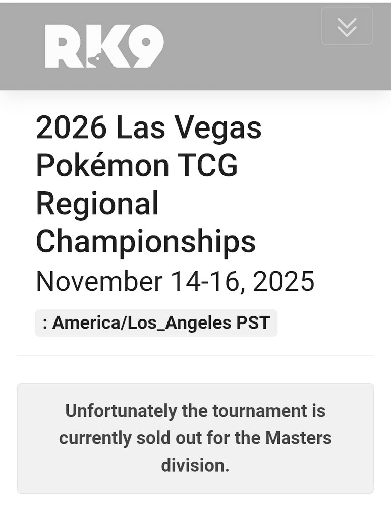 ラスベガスリージョナル、0回戦