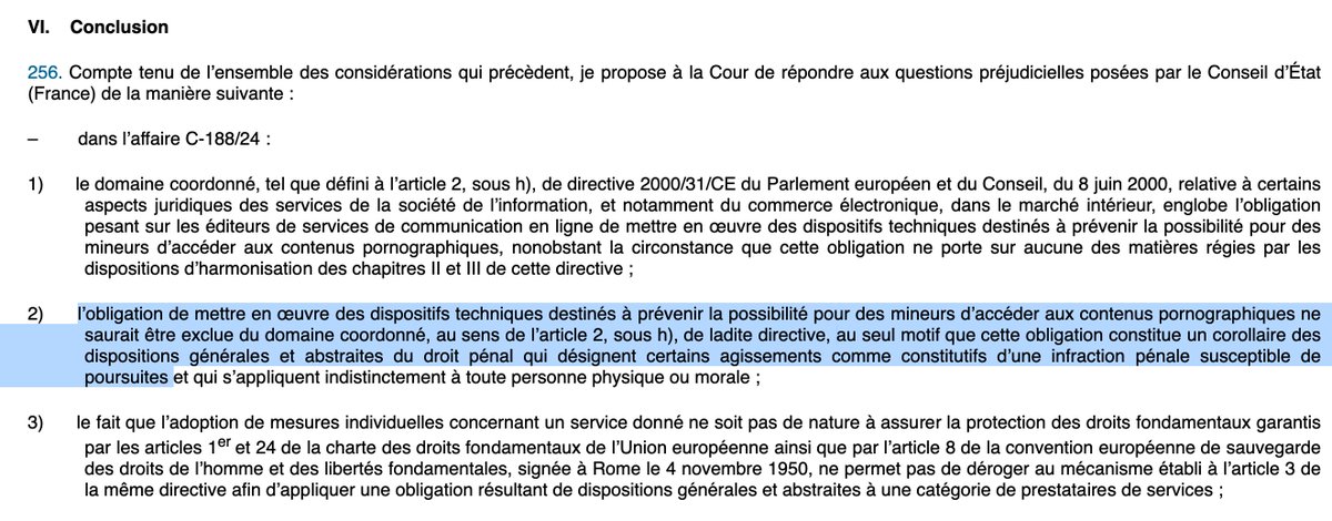 Pour celles et ceux que ça intéresse, les conclusions sont consultables ici.

Accrochez vos ceintures, ça décoiffe.

curia.europa.eu/juris/document…