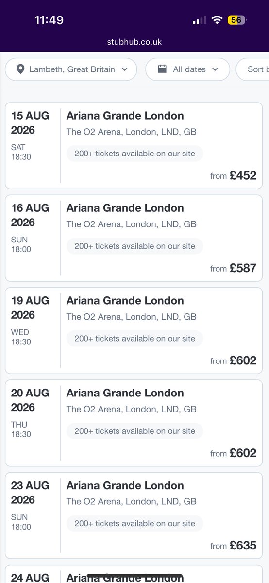 ariana grande ticket resale ⋆˙⟡ tweet media