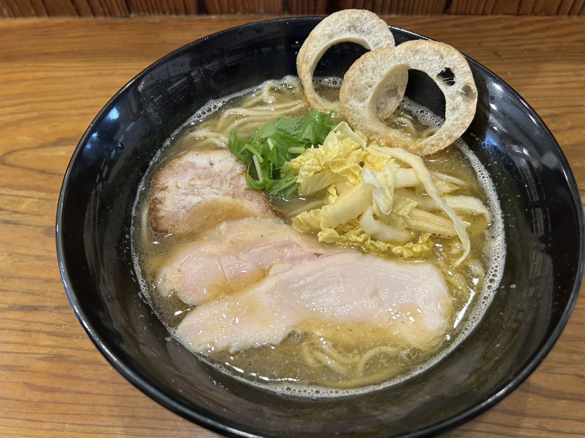 明日もやります‼️ 9/19(金)限定15食 おろし新生姜塩らーめん