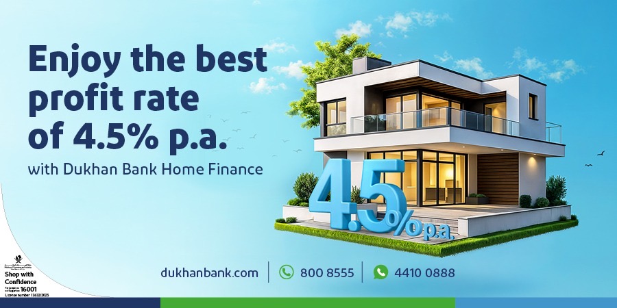 DukhanBank's tweet image. Own your dream home with Dukhan Bank Home Finance and enjoy a profit rate as low as 4.5% p.a. 
Visit dukhanbank.com to apply now!
 #HomeFinance #DukhanBank #Qatar