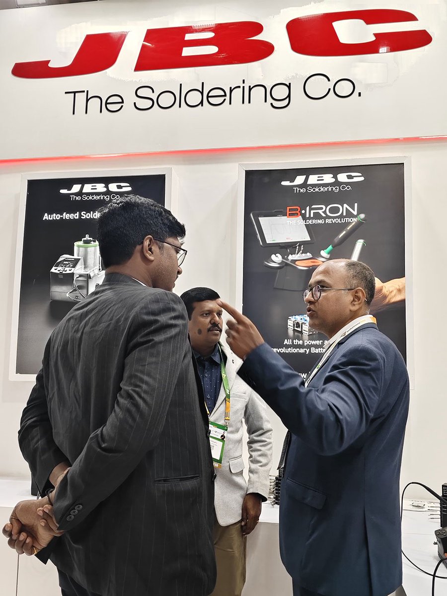 📢 We’re at Productronica India 2025!
Come visit us at our Booth H4.F25. We’ll be here all week showcasing our latest innovations and helping customers with any questions. Don’t miss the chance to see what’s new and exciting!

🌐 : jbctools.com/-events-276.ht…