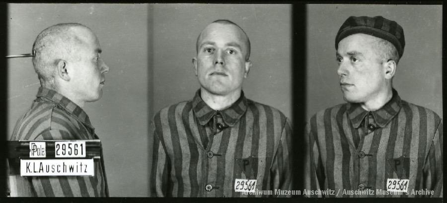 18 October 1911 | A Pole, Jan Pryszcz, was born in Rycerka Dolna. A forest ranger.

In #Auschwitz from 13 April 1942.
No. 29561
He perished in the camp on 14 May 1942.
---

Online lesson "Poles at KL Auschwitz”: lekcja.auschwitz.org/en_2020_06_pol…