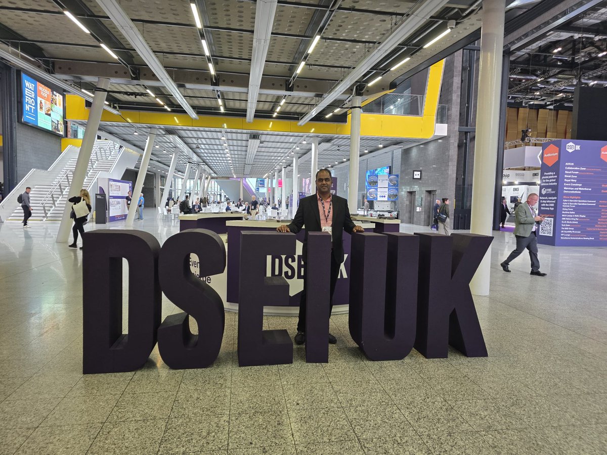 TechAtvs's tweet image. trengthening Vision at #DSEI2025 🇬🇧
Our Director, Mr. A. Sumit, represented American Tech Vision Solutions at one of the world’s leading defense & security expos. Proud to align with global innovation, partnerships & future-ready solutions. 🚀
atvsllc.com