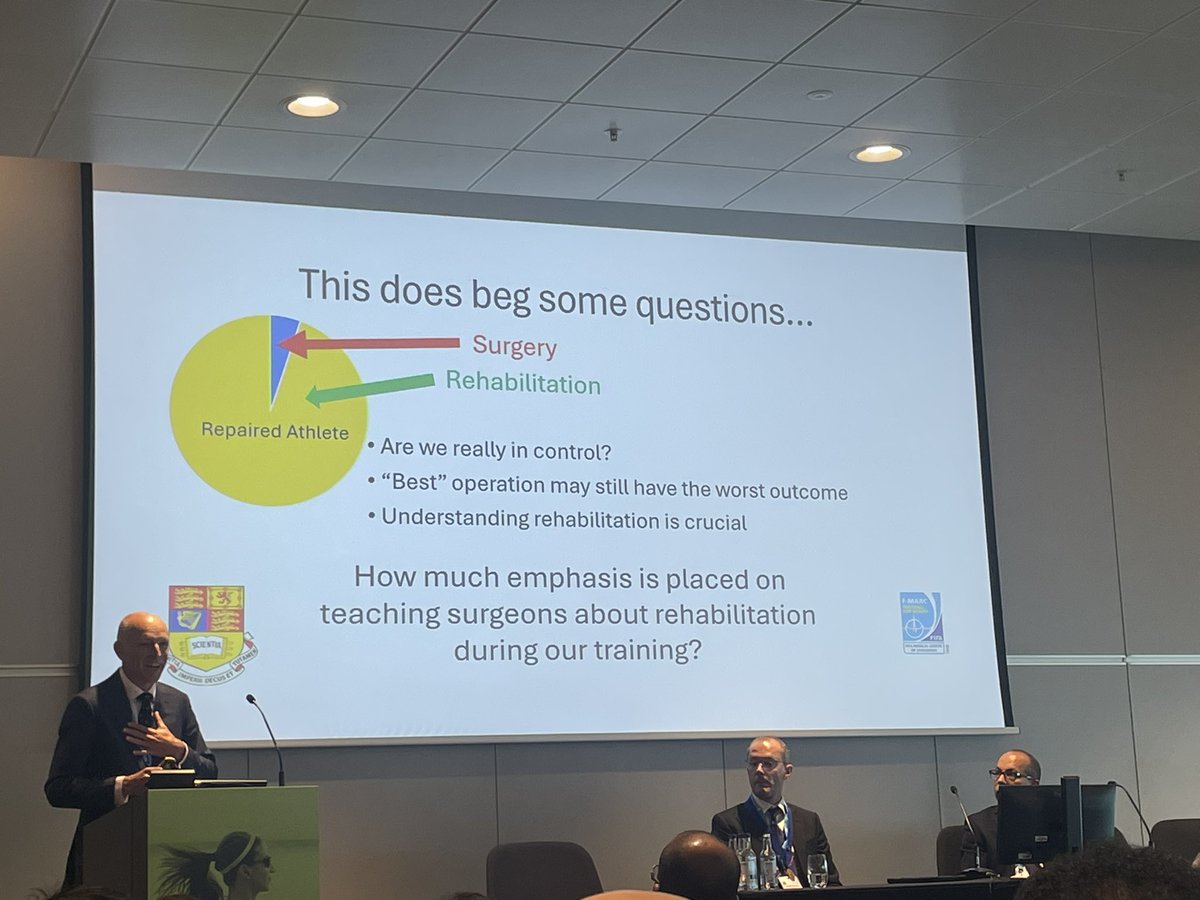 <a href="/BritOrthopaedic/">BOA</a> #boaac25 -fantastic talk by James Calder <a href="/BOFAS_UK/">BOFAS</a> -training in rehab is required!