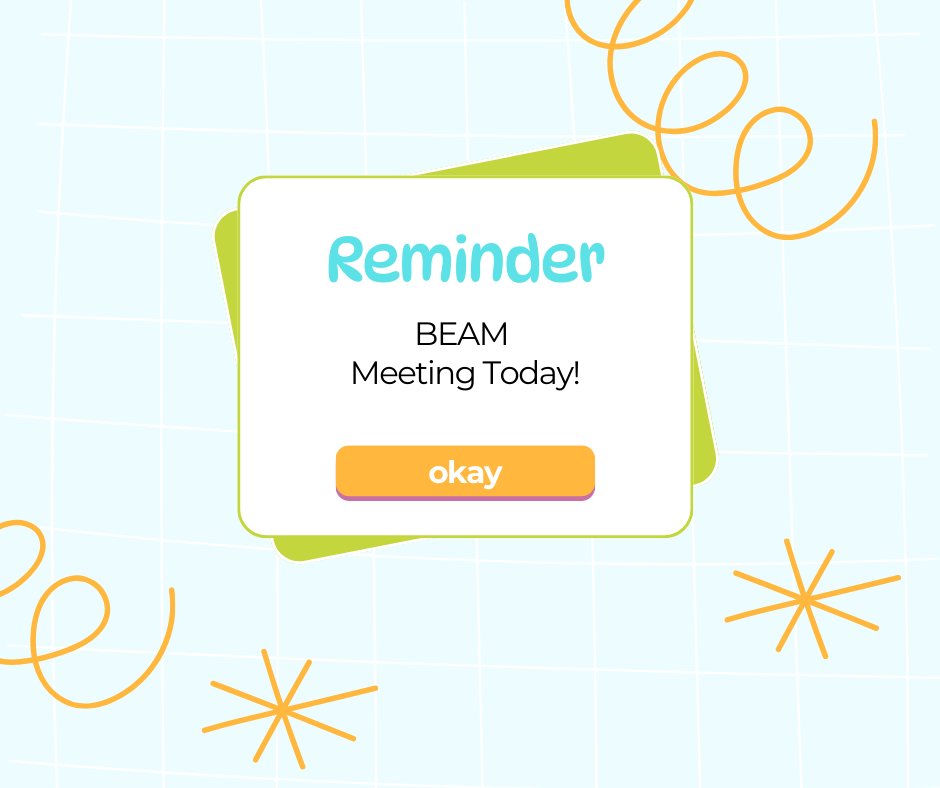 ¡Hola BEAM familia! 

Today's the day! 🙌🏼 Join us at 9:30 AM for our General Member Meeting at the Grand Family Service Center in Grand Prairie, TX. 

Bring your energía and let's make it a great morning together. ¡Nos vemos pronto! 

#WeAreBEAM