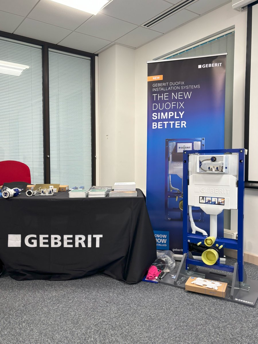 BriggsForrester's tweet image. 🛁GEBERIT  BATHROOM PIPING DAY 🛁

Yesterday Geberit hosted their bathroom piping day at our Northampton head office, showcasing their products and latest innovations in the plumbing industry. 

#excellenceateverylevel #supplychain #geberit #plumbing #bathroominstallation