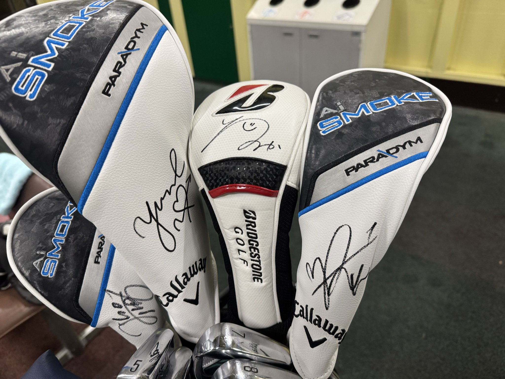 【政田夢乃 原英莉花 直筆サイン】未使用 BEAMS GOLFカートバック Yahoo!オークション -「政田夢乃 ゴルフ」の落札相場・落札価格