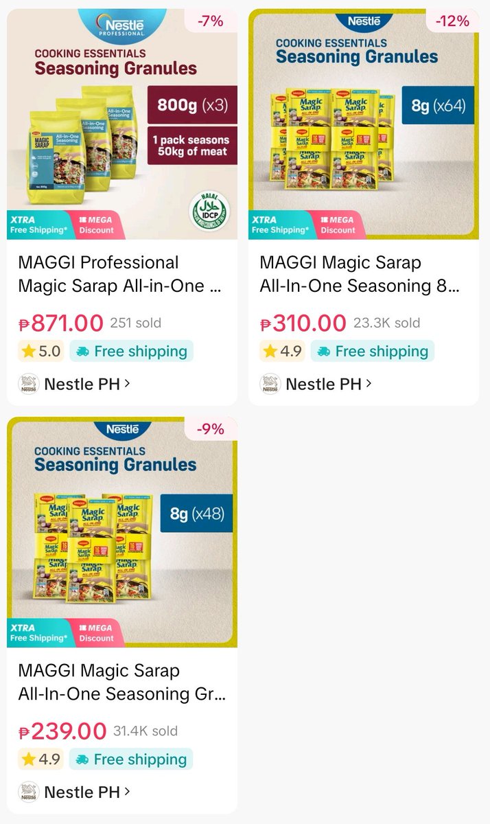 TeamCHIKAZ's tweet photo. Nestle Magic Sarap is now in Az's tiktok basket!

Order now and Just cook with Magic!

https://t.co/O7QNbPRio3
#AzMartinez | #purchAZed
@_AZMartinez | @Nestle https://t.co/Bxr1y7cS0s