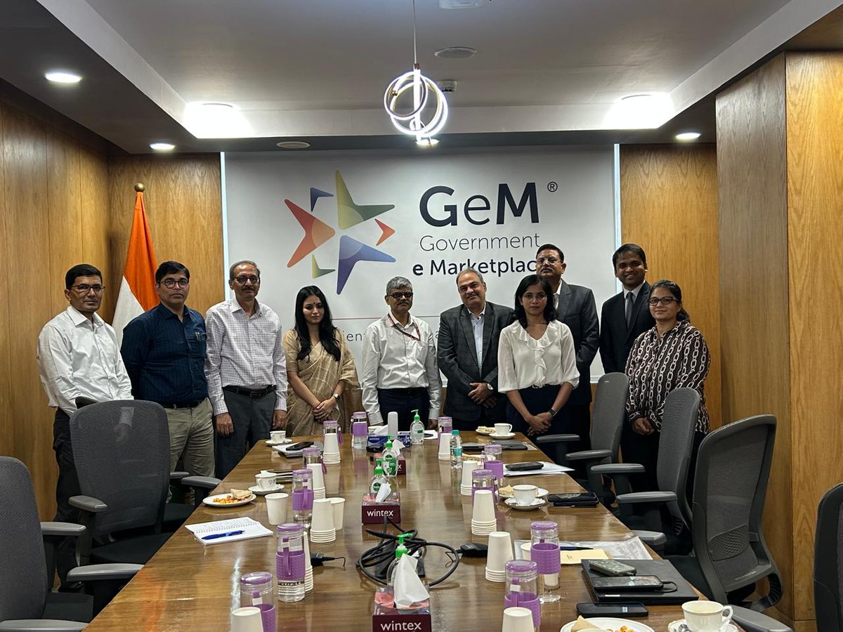 Aditya Kaushik, Senior Director – Digital Economy, Media &amp; Entertainment, led a delegation of USIBC members to meet Shri Mihir Kumar, CEO of Government e-Marketplace (GeM) and his team.

The discussion focused on public procurement and provided USIBC members with a constructive