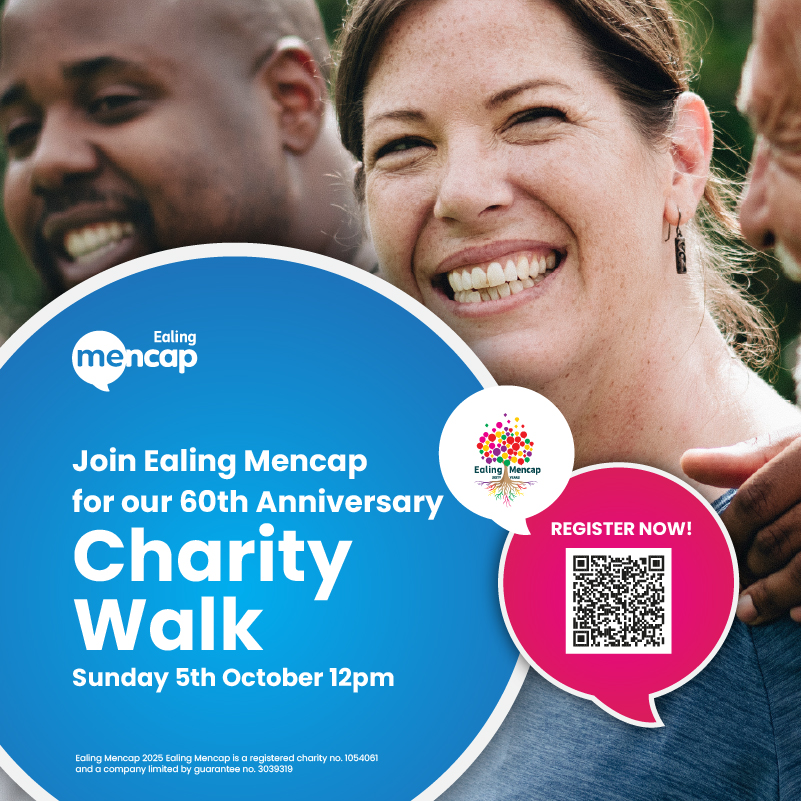 🎉 Lace Up for Inclusion! Join us on Oct 5 for Ealing Mencap’s 60th Anniversary Charity Walk! 👟 12pm at Hounslow House. FREE! Sign up &amp; donate link in bio! ✨ #EalingMencap #CharityWalk 
✨ Sign up link - ow.ly/uJAi50WYFhs
✨Donation link - ow.ly/FQSb50WYFht