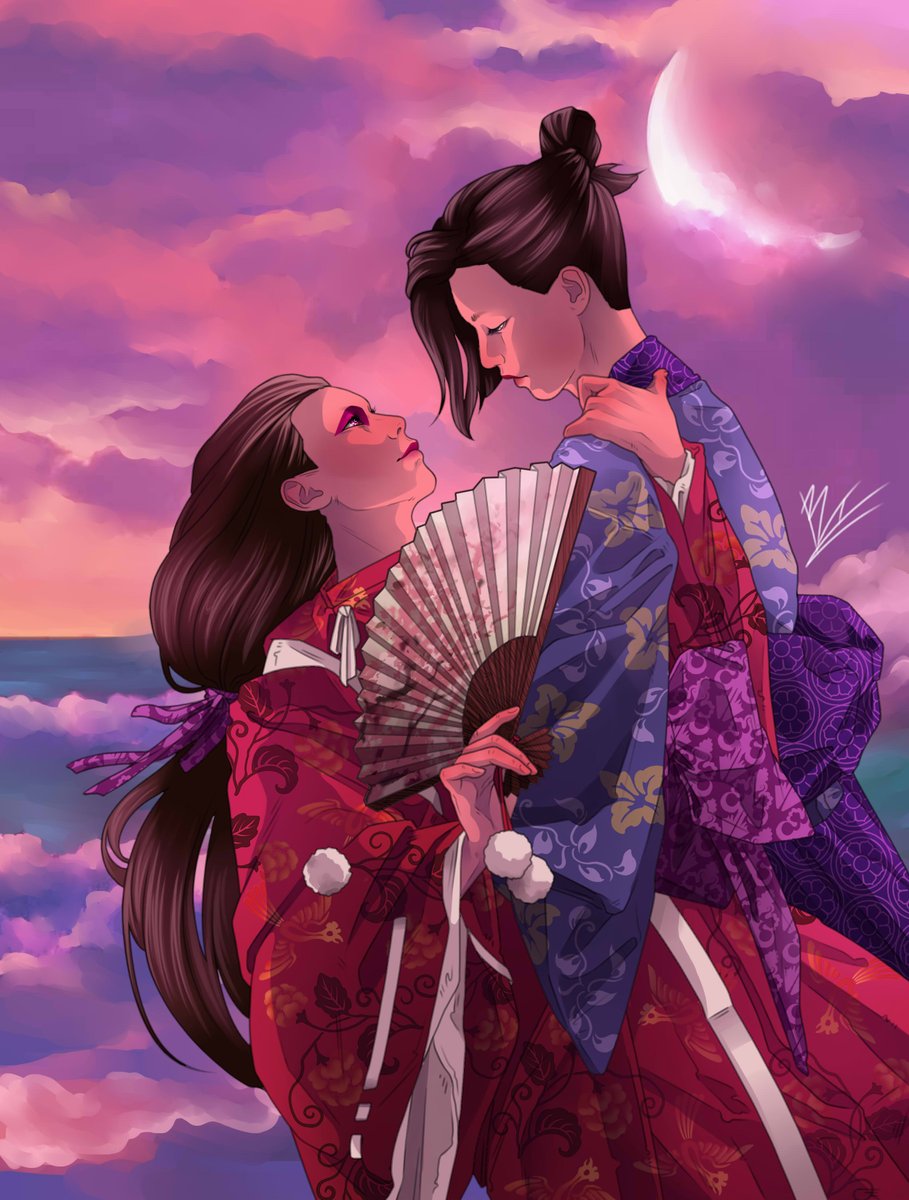FeldmanS_Home's tweet image. Tennyomai (Dance of the Heavenly Maidens) is one of the most difficult dances in Noh.
There is a semi-credible rumor that in honor of Emperor Go-Daigo's visit to the Muromachi Palace, Inu-O danced Tennyomai for three days without any rest.

#inuoh #tomona #tomoari #tomoinu #犬王