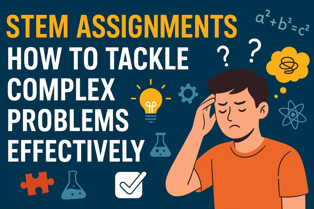 onlinetaskshelp's tweet image. STEM Assignments: How to Tackle Complex Problems Effectively | OnlineAssignmentsHelp.com
#getassignment #onlineassignmentshelp #assignmenthelp