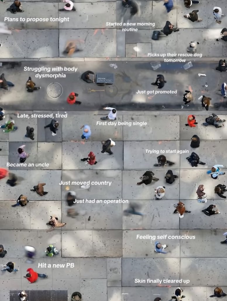 Different people living different lives going to different destinations…

Be kind. 🌻