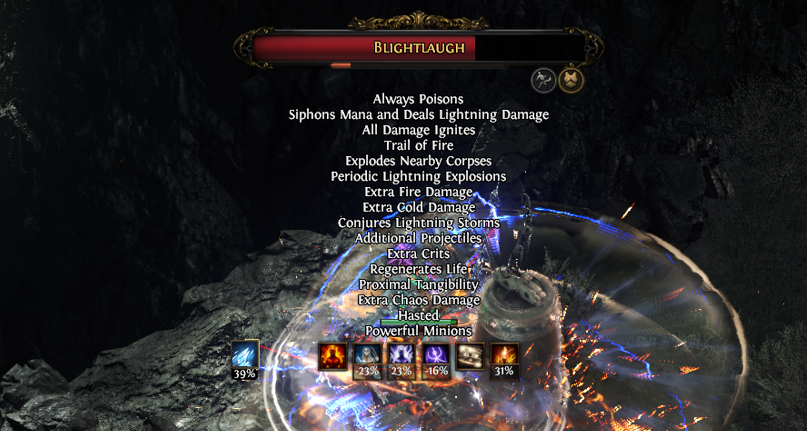 wudijo's tweet image. I found the secret uber boss of this league #PathofExile2